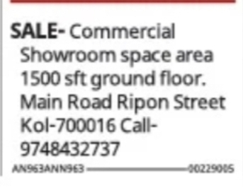 Commercial Showroom for Sale – Ripon Street