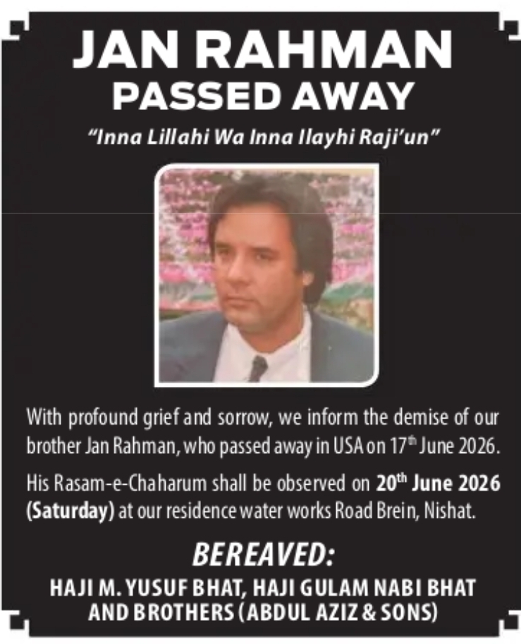 CONDOLENCE