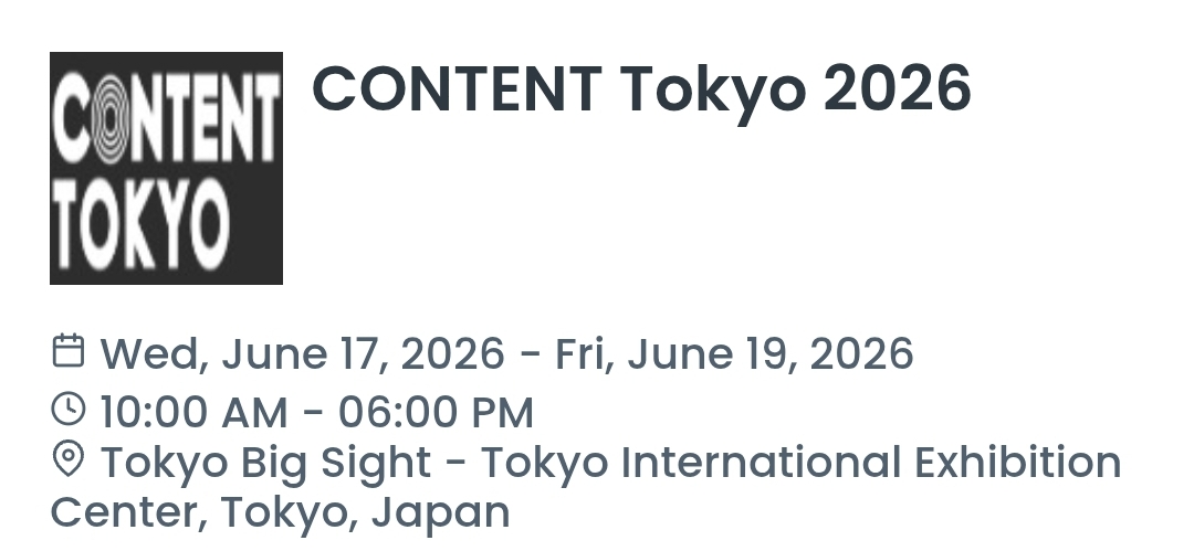 CONTENT Tokyo 2026