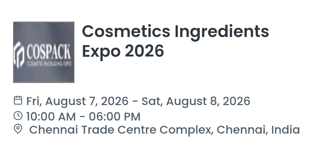 Cosmetics Ingredients Expo 2026