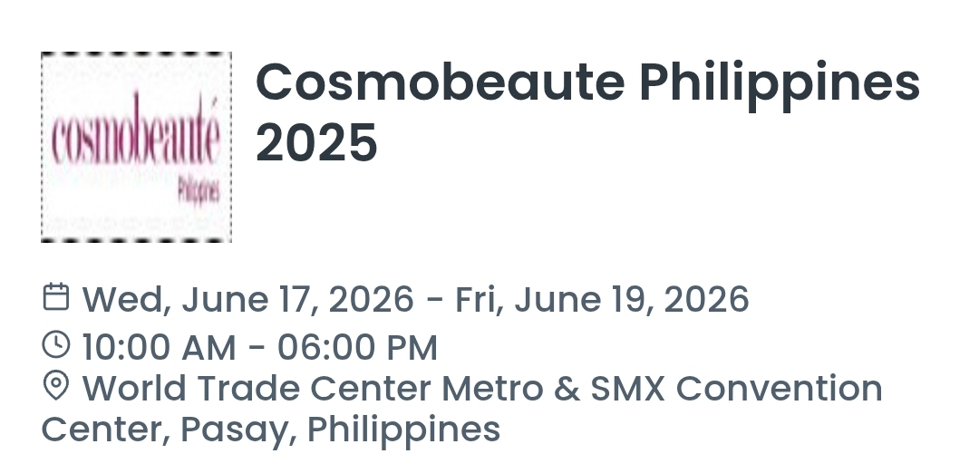 Cosmobeaute Philippines 2025