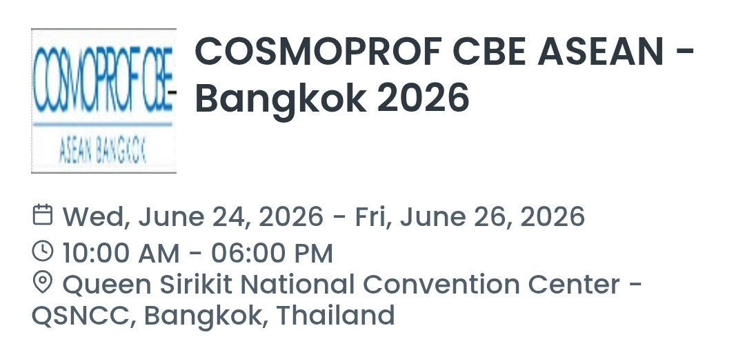 COSMOPROF CBE ASEAN - Bangkok 2026