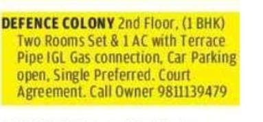 🌟 Cozy & Convenient Home in Defence Colony!