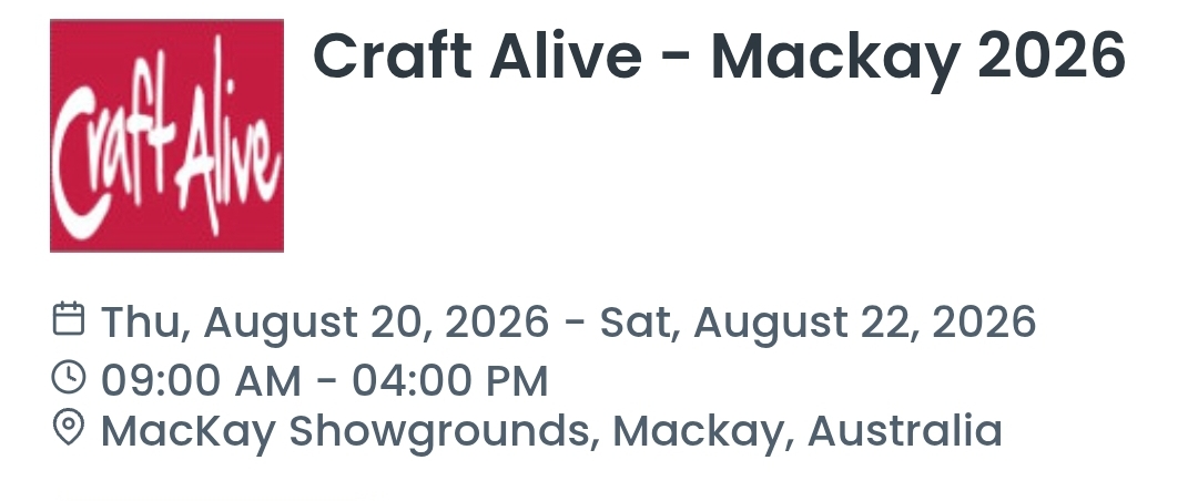 Craft Alive - Mackay 2026