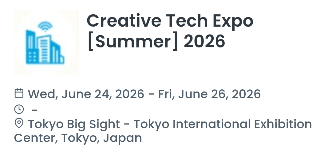 Creative Tech Expo [Summer] 2026