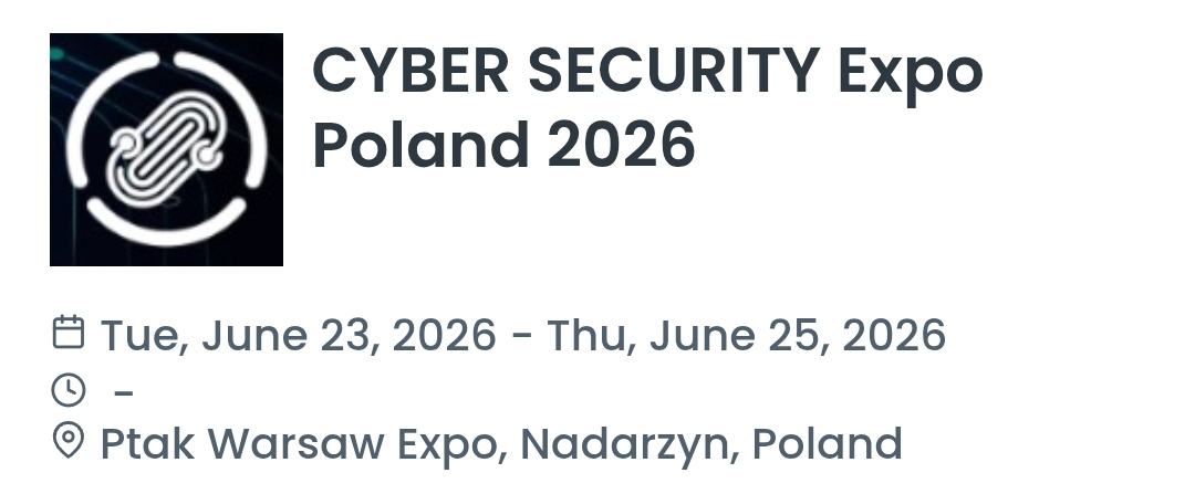 CYBER SECURITY Expo Poland 2026