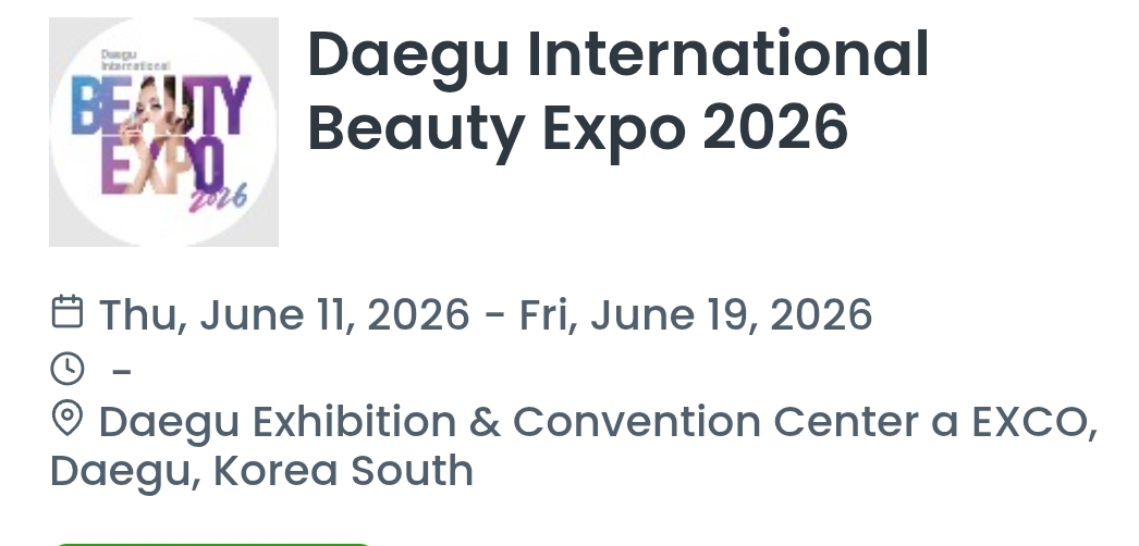 Daegu International Beauty Expo 2026