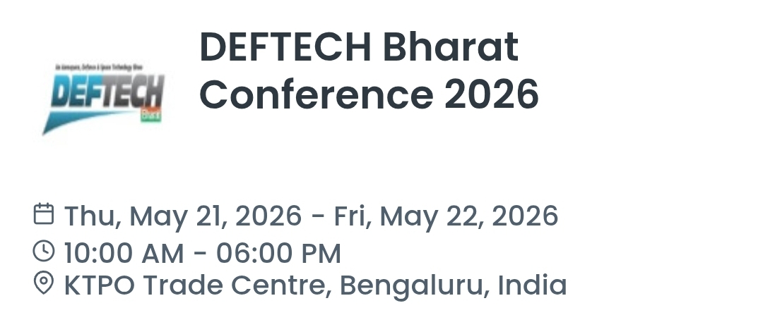 DEFTECH Bharat Conference 2026