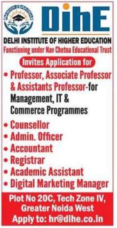 🎓 Delhi Institute of Higher Education – Greater Noida