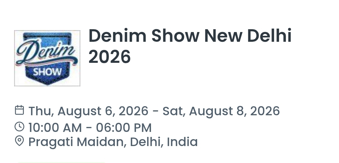 Denim Show New Delhi 2026