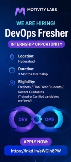. DevOps Fresher Internship