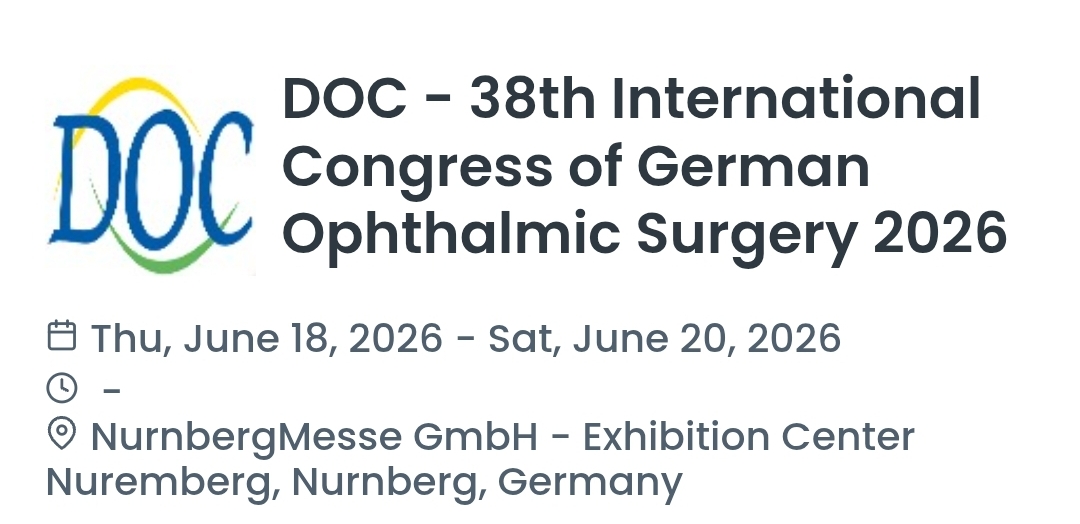 DOC - 38th International Congress of German Ophthalmic Surgery 2026