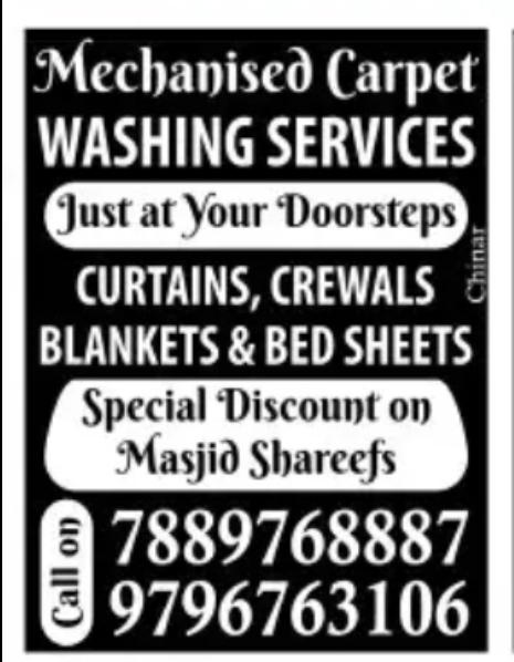 DOORSTEP CLEANING SERVICES – CARPET & HOME ITEMS
