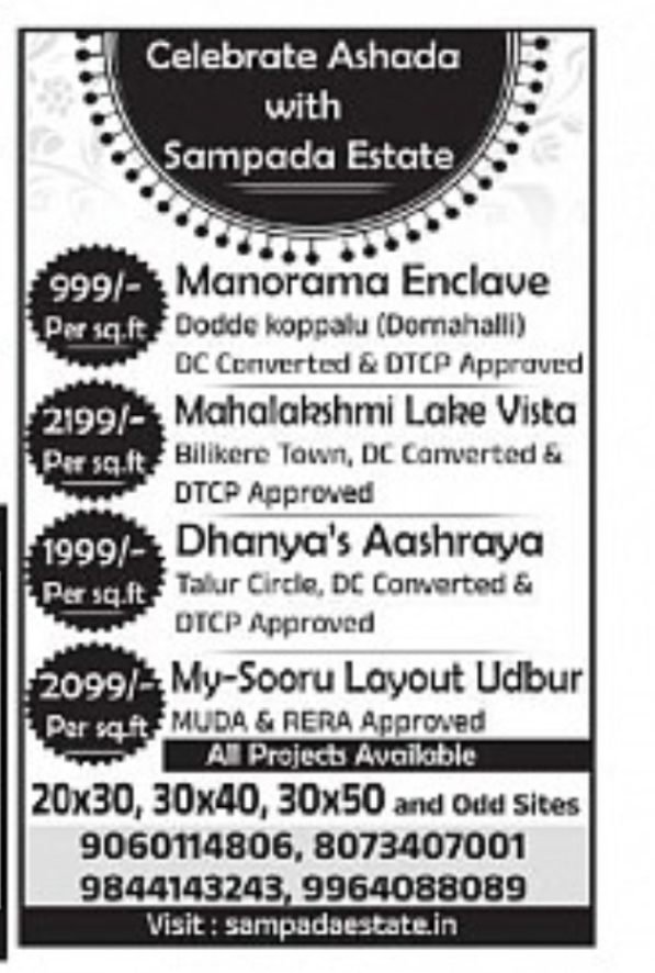 DTCP, MUDA & RERA Approved Plots for Sale – Mysore