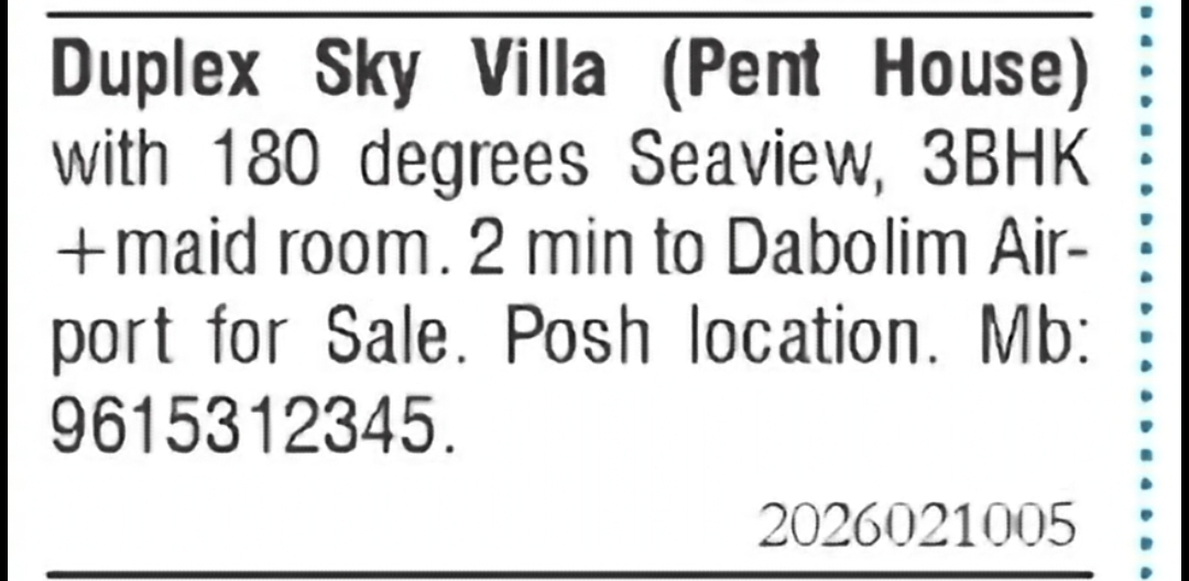 Duplex Sky Villa Penthouse with Sea View