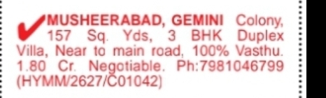 Duplex Villa for Sale