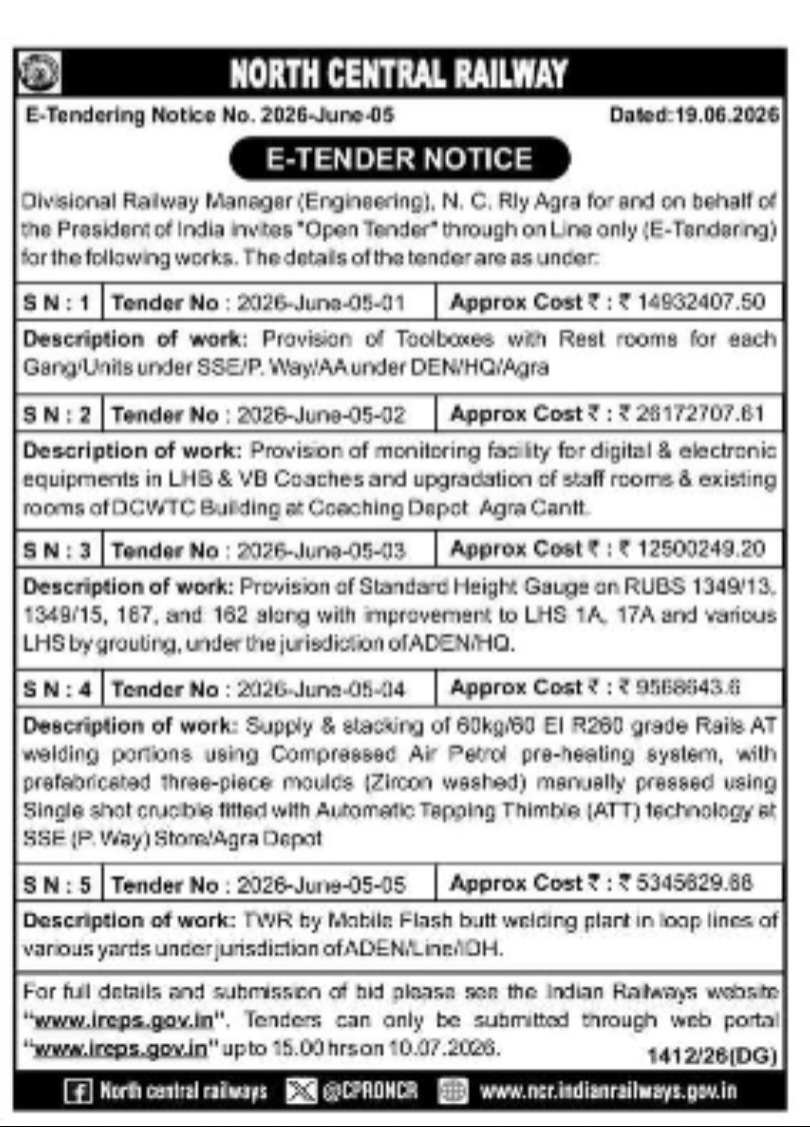 E-Tender Notice