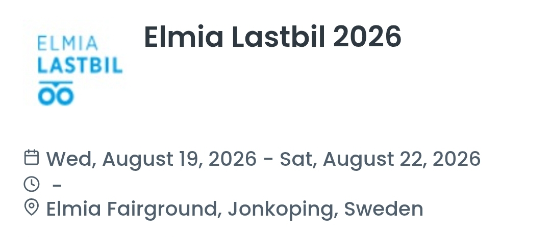 Elmia Lastbil 2026