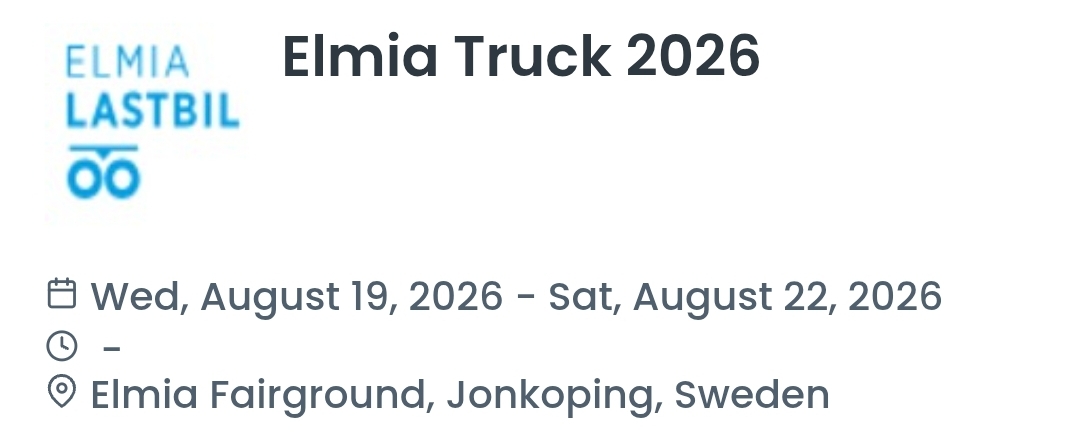 Elmia Truck 2026