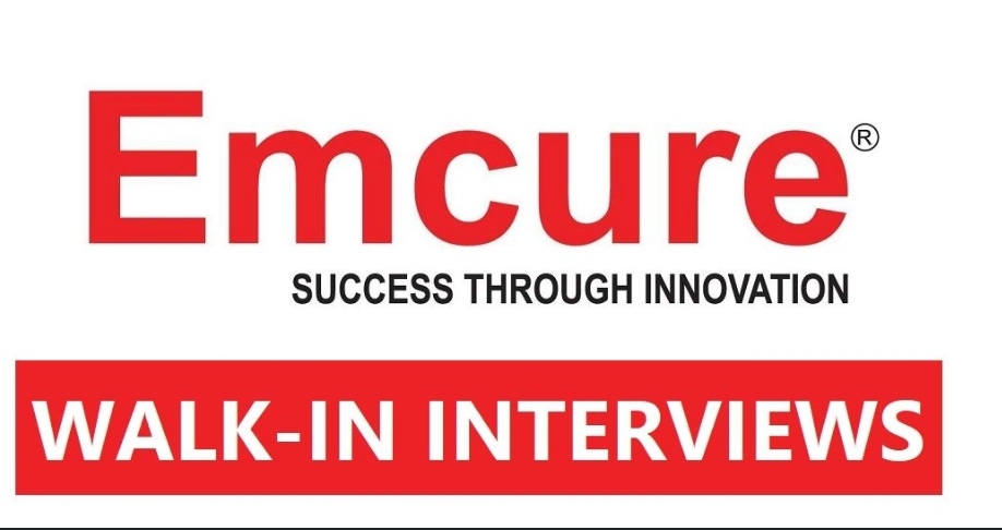 Emcure Pharma – Walk-In Interviews