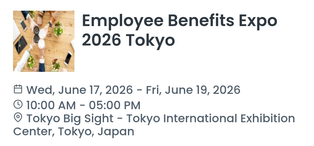 Employee Benefits Expo 2026 Tokyo