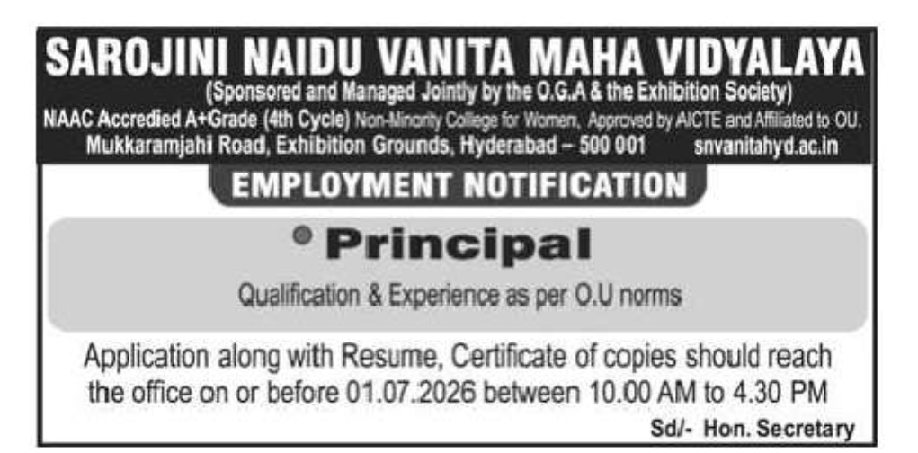 EMPLOYMENT NOTIFICATION