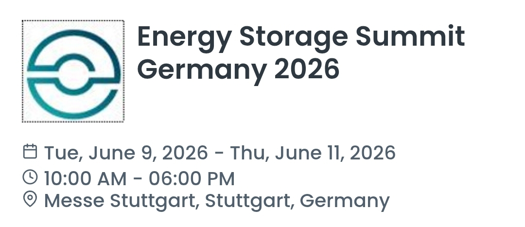 Energy Storage Summit Germany 2026
