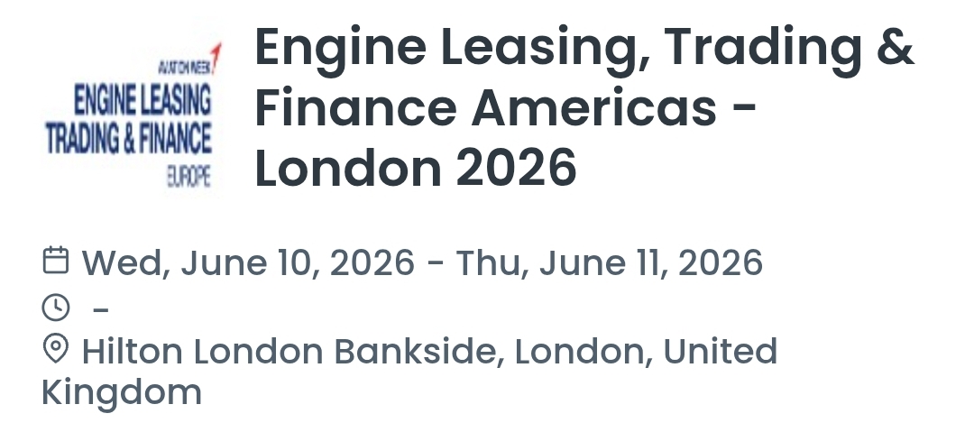 Engine Leasing, Trading & Finance Americas - London 2026