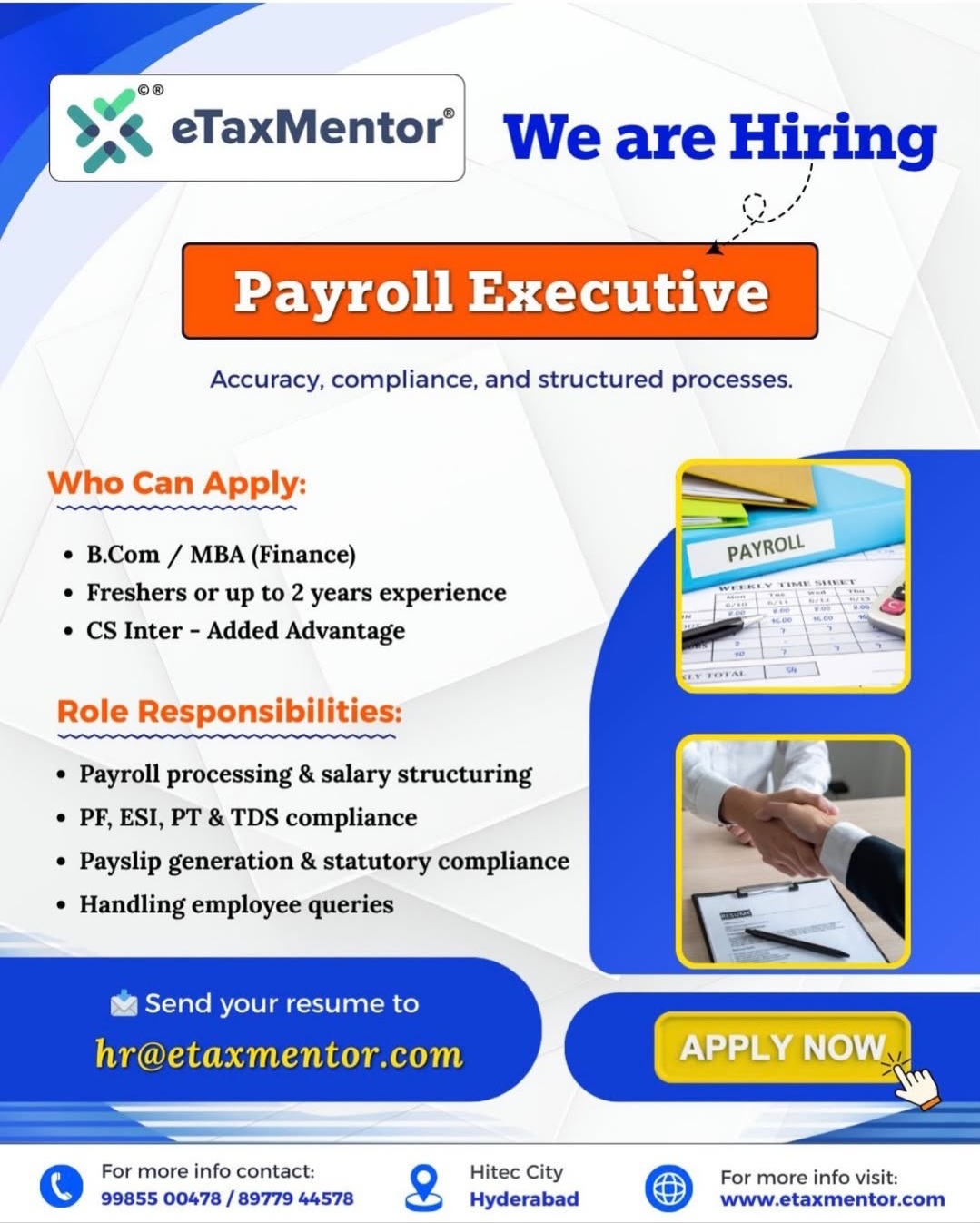 eTaxMentor is Hiring!!!