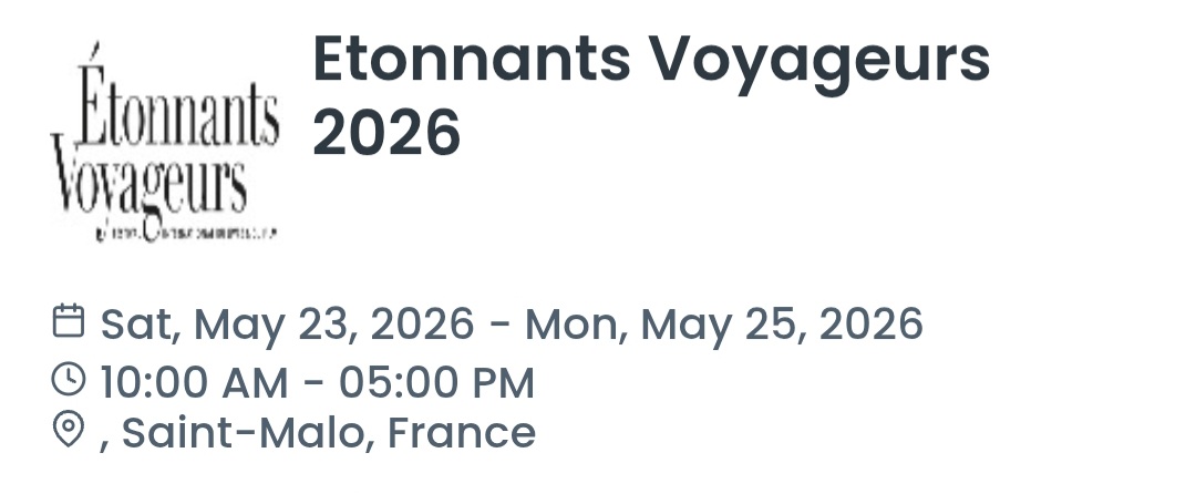 Etonnants Voyageurs 2026
