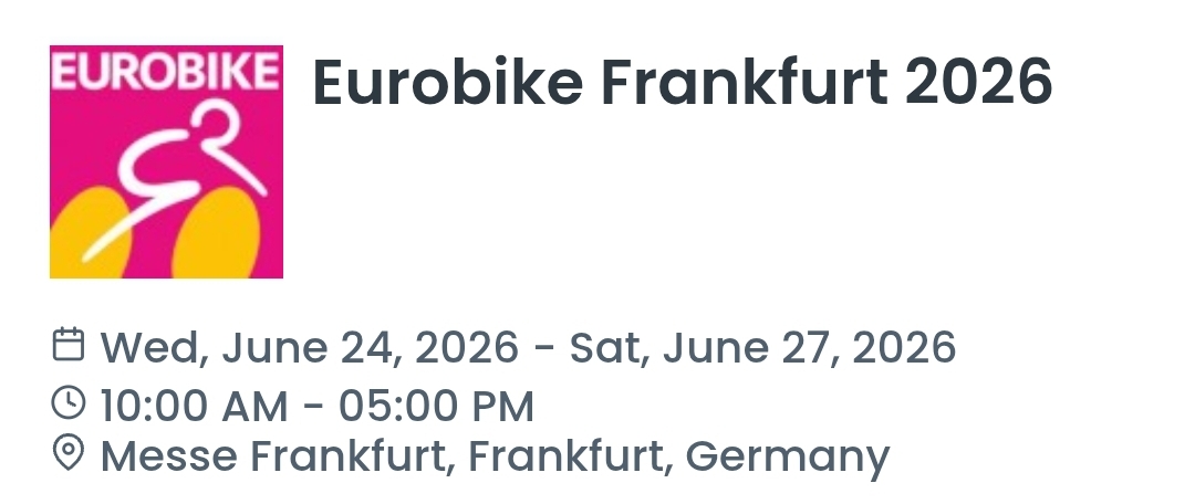 Eurobike Frankfurt 2026