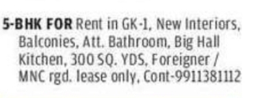 Experience premium living in GK-1! Spacious