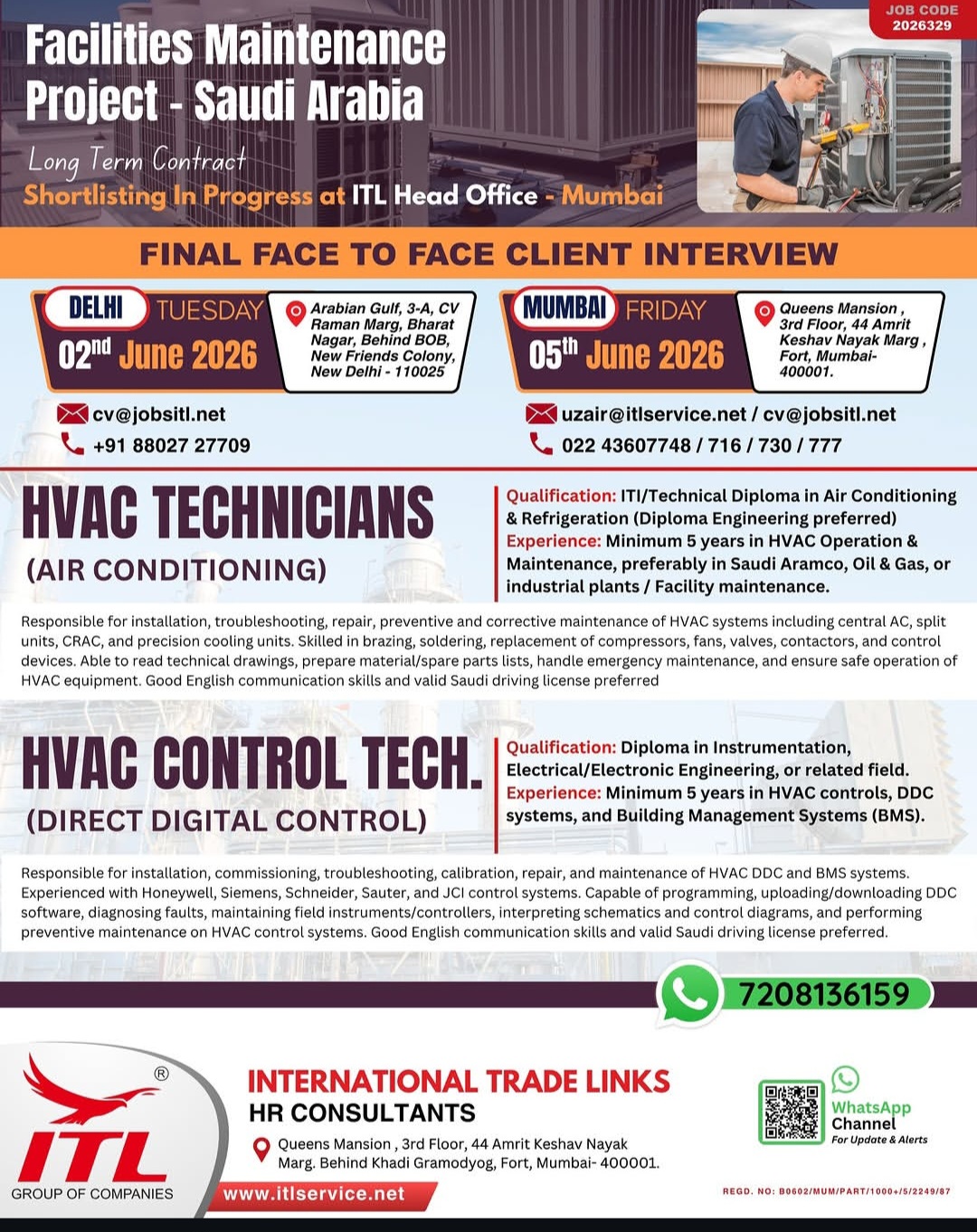Facilities Maintenance Project – Saudi Arabia (Long-Term Contract)