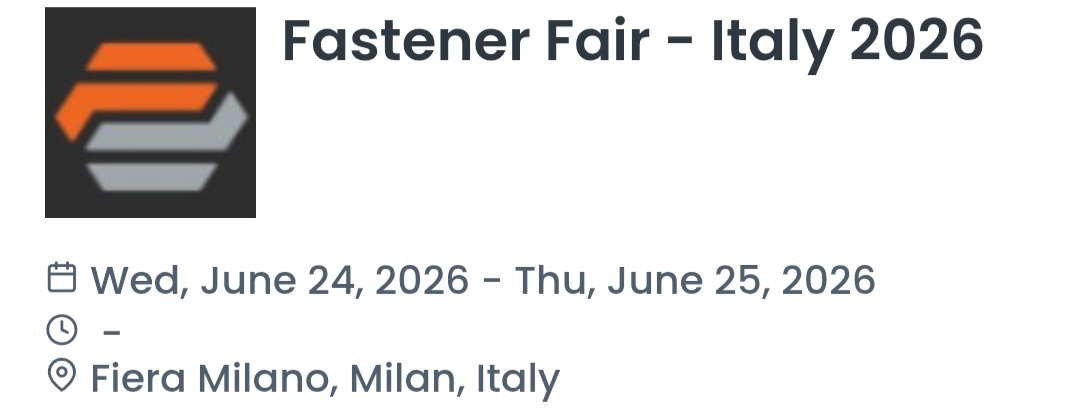 Fastener Fair - Italy 2026