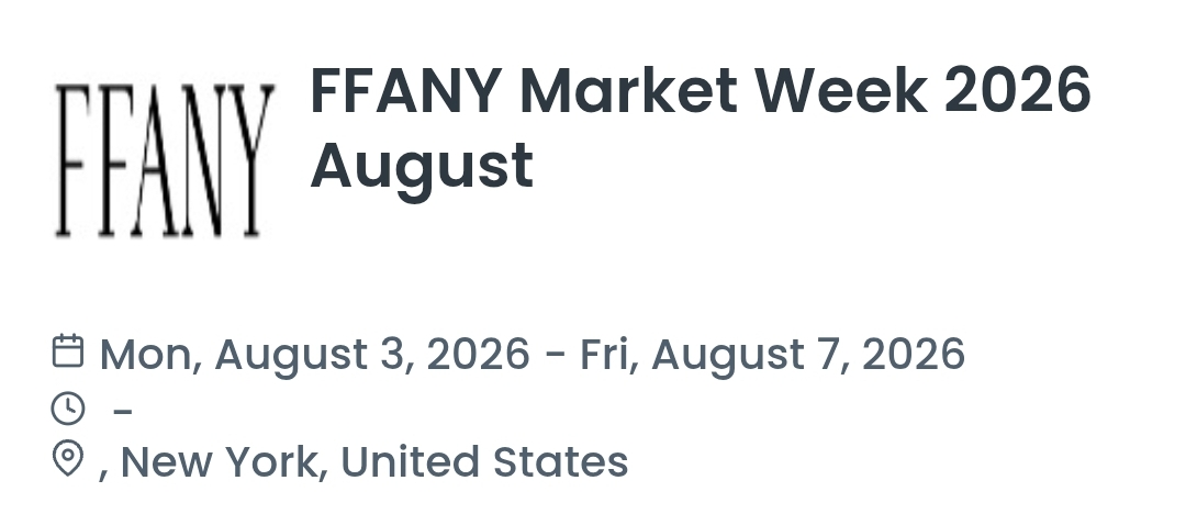 FFANY Market Week 2026 August