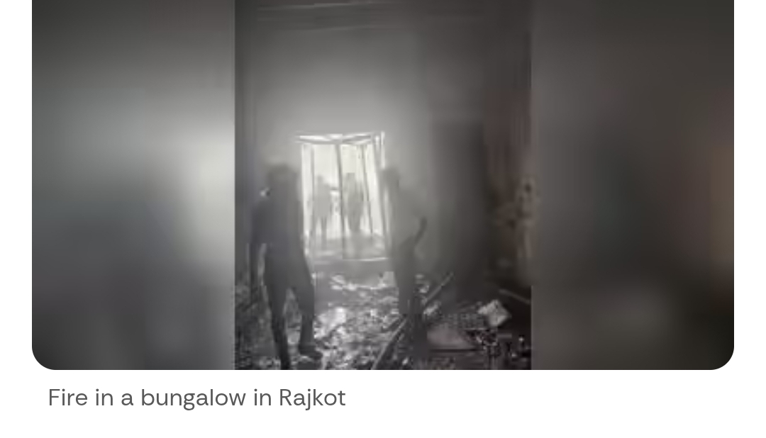 Fire breaks out in bungalow on Amin Marg, no injuries