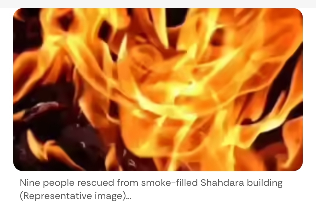 Fire breaks out in four-storey building in Delhi’s Shahdara,