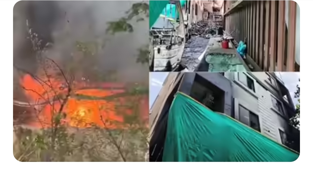 Fire erupts at Indore's EV showroom, 20 rescued