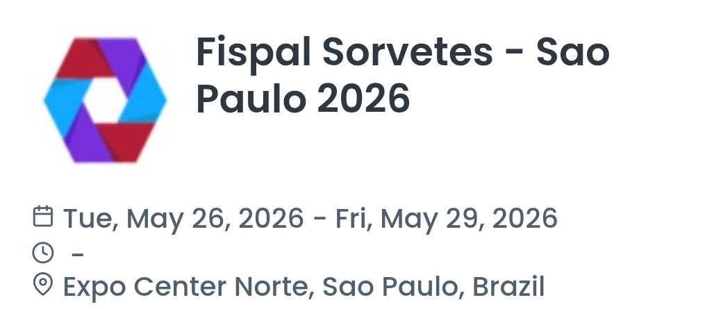 Fispal Sorvetes - Sao Paulo 2026