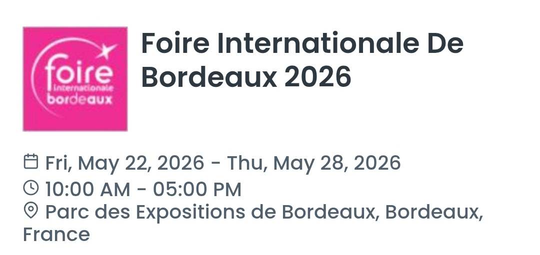Foire Internationale De Bordeaux 2026