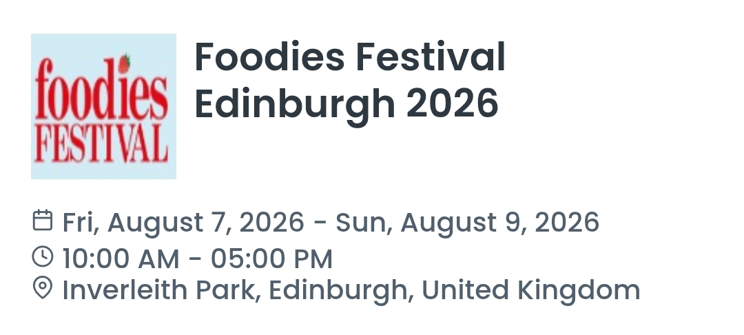 Foodies Festival Edinburgh 2026
