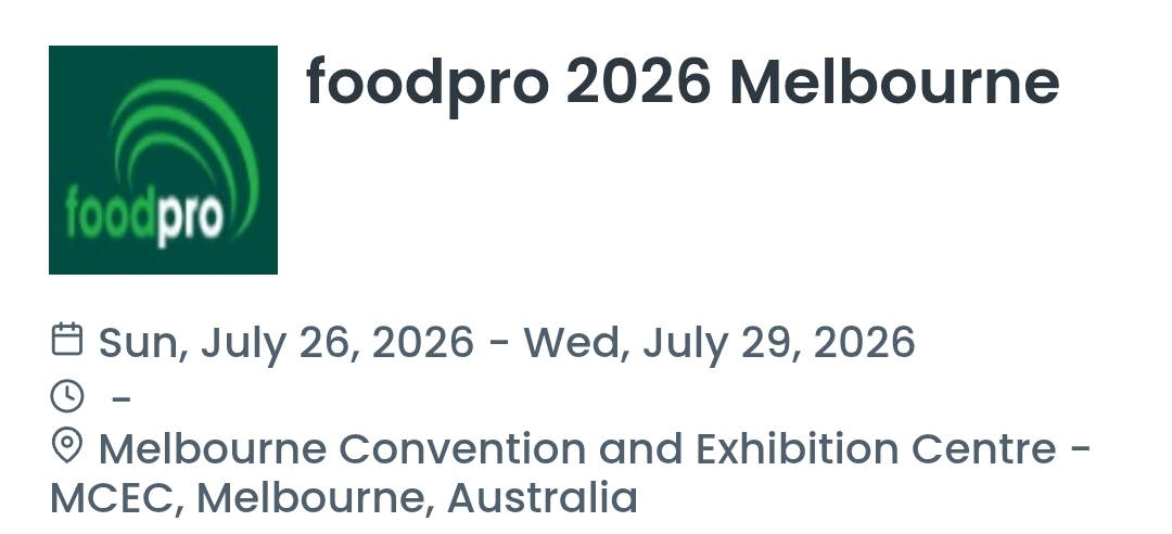 foodpro 2026 Melbourne