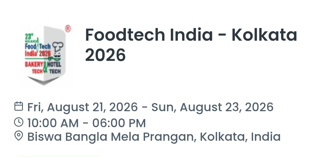 Foodtech India - Kolkata 2026