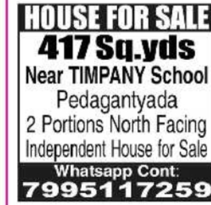 For Sale – Independent House