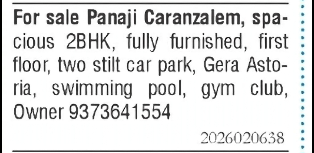 Fully Furnished 2 BHK Apartment for Sale