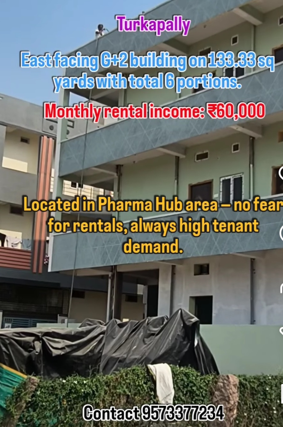G+2 Rental Income Building for Sale – Turkapally