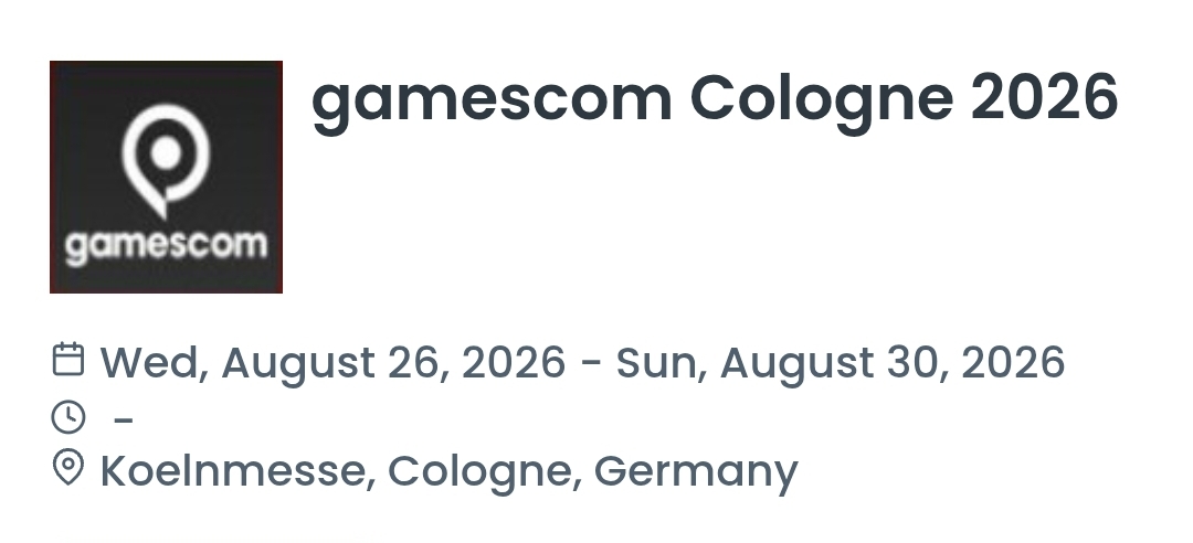 gamescom Cologne 2026