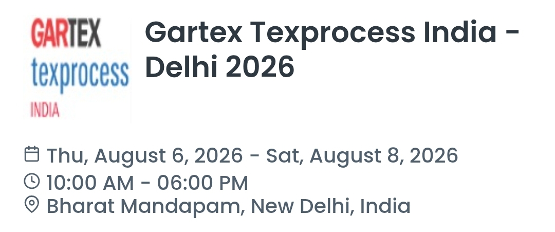 Gartex Texprocess India - Delhi 2026