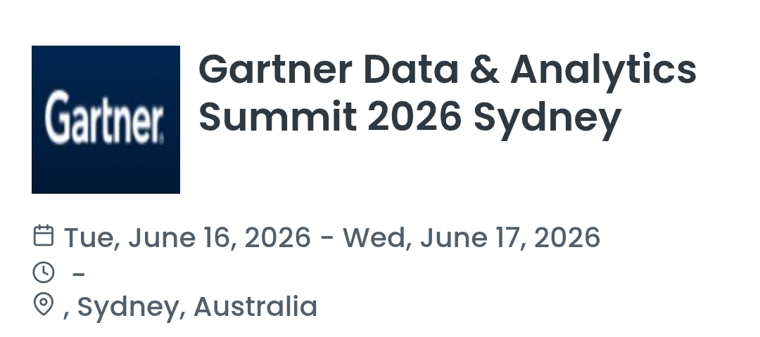 Gartner Data & Analytics Summit 2026 Sydney