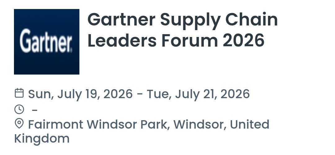 Gartner Supply Chain Leaders Forum 2026